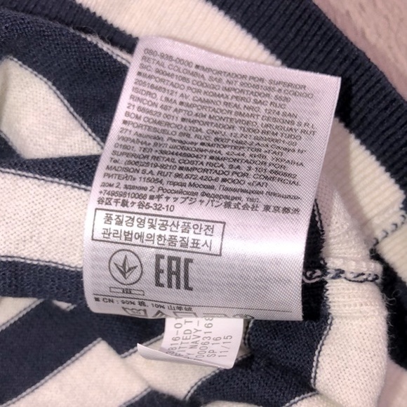 Banana Republic cotton & cashmere blend knit sweater turtleneck size small - Picture 4 of 8